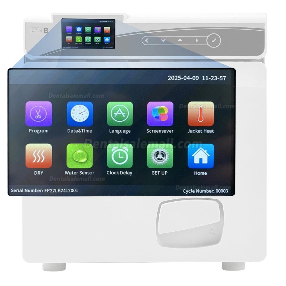 Fomos Linea 17L/22L Dental Autoclave Steam Sterilizer Class B with Printer and Drying Function